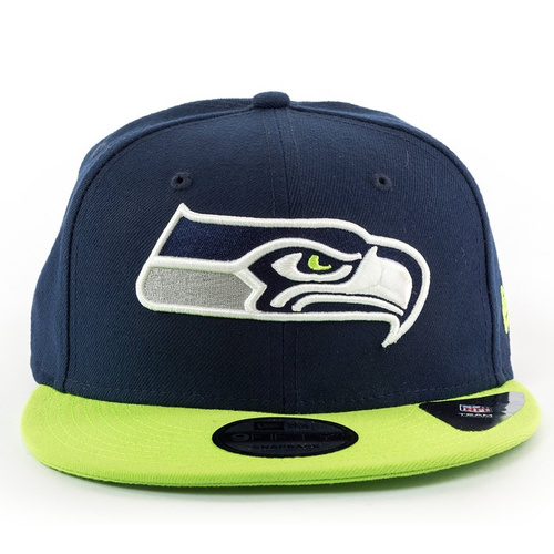 Czapka z daszkiem New Era snapback Seattle Seahawks NFL Team 9fifty navy