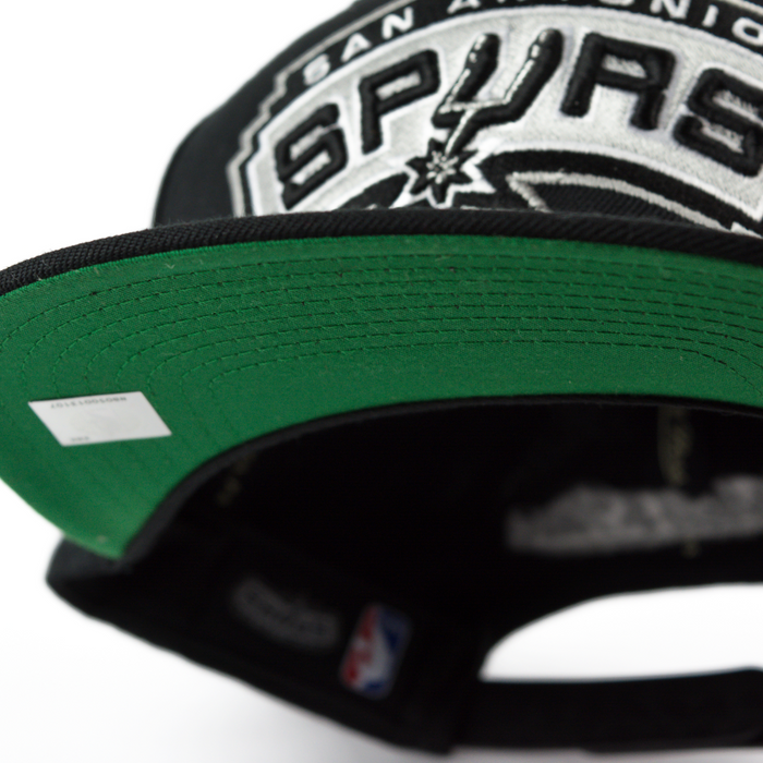 Mitchell and Ness snapback Solid Team Colour SB San Antonio Spurs black
