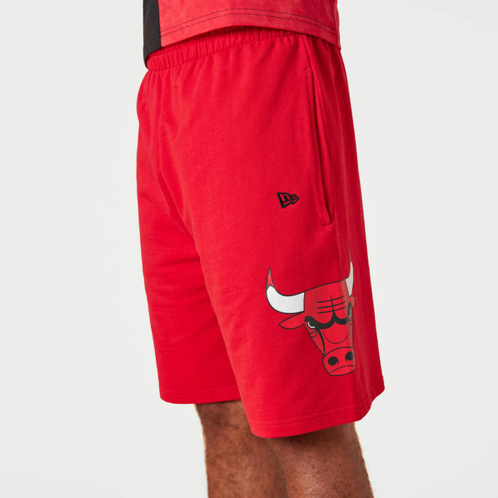 New Era sweatshorts NBA Washed Logo Chicago Bulls red
