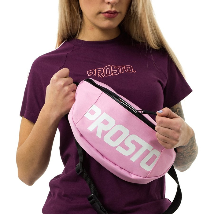 Saszetka na biodra Prosto Klasyk nerka Streetbag Sica pink