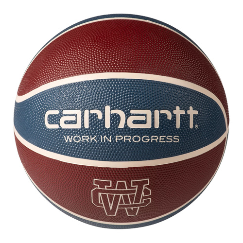 Carhartt WIP x Spalding piłka do koszykówki Basketball mulberry - dusky blue - naturel