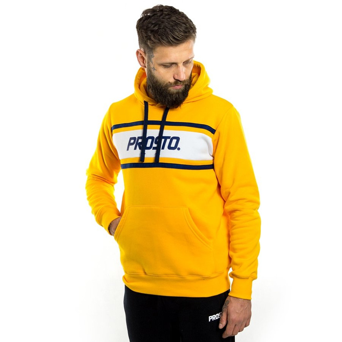 Bluza męska z kapturem Prosto Klasyk hoodie Tovex orange