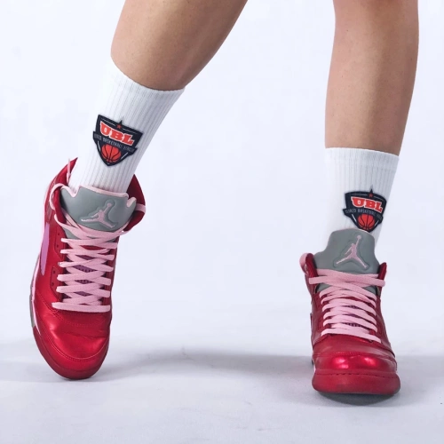 hSports x MAT Wear socks UBL Front Logo white