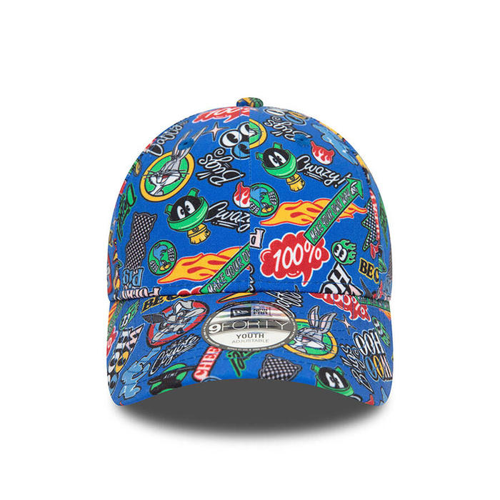 New Era czapka dziecięca z daszkiem 9FORTY Strapback Multi Character Youth Looney Tunes Graphic blue