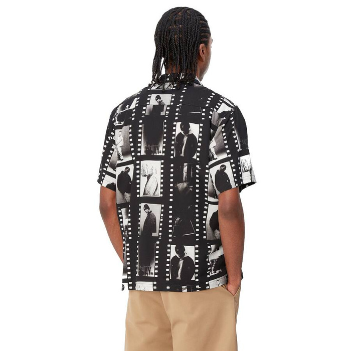 Carhartt WIP koszula męska Photo Strip Shirt black / white