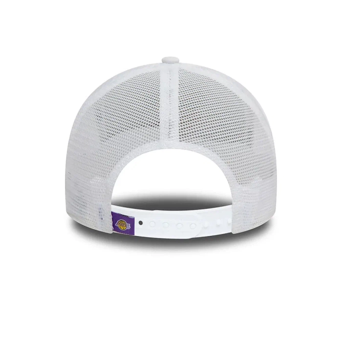 New Era cap Trucker Team Logo Los Angeles Lakers white