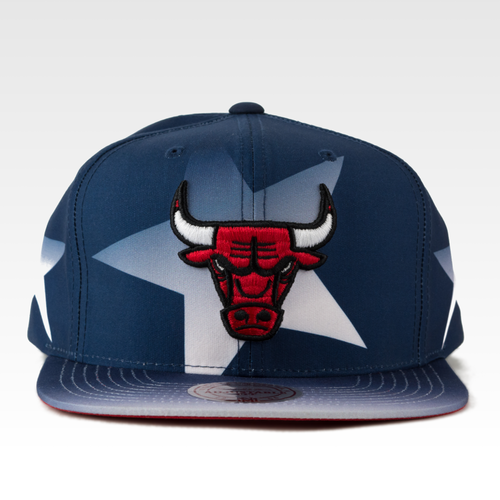 Czapka Mitchell and Ness Chicago Bulls snapback Award ceremony royal / white