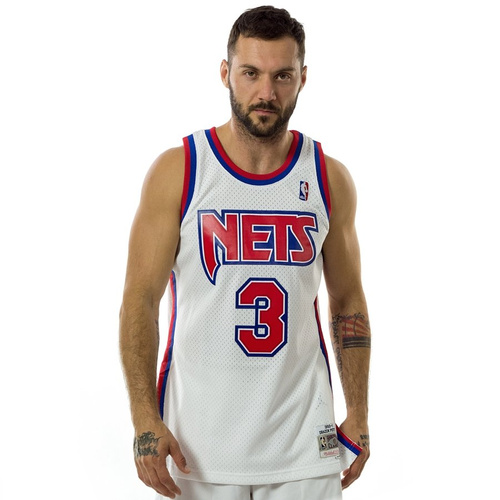 Koszulka męska Mitchell and Ness swingman jersey New Jersey Nets Drażen Petrović 1992-93 white