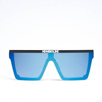 NewBadLine okulary przeciwsłoneczne One Glass black flash - blue mirror 01-78
