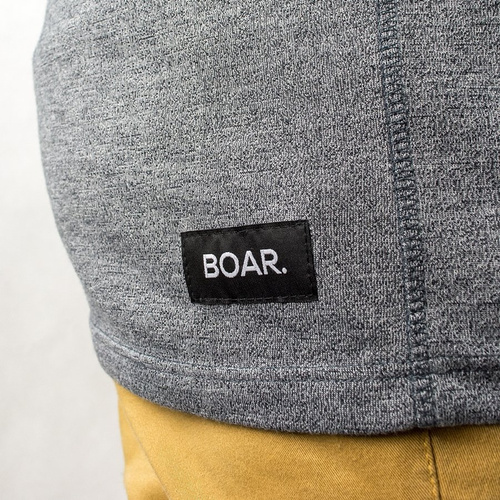 Boar Clothing tanktop singlet Leyte grey heather