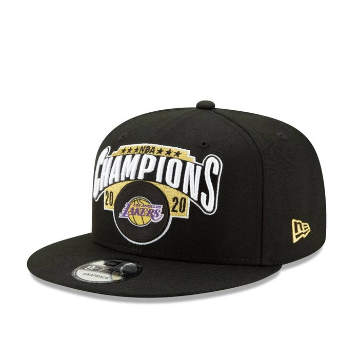 New Era snapbacK 9FIFTY 2020 NBA Finals Champions Locker Room Los Angeles Lakers black