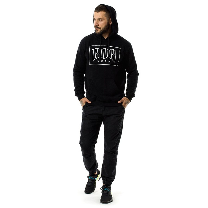 Bluza męska BOR hoody New Outline black