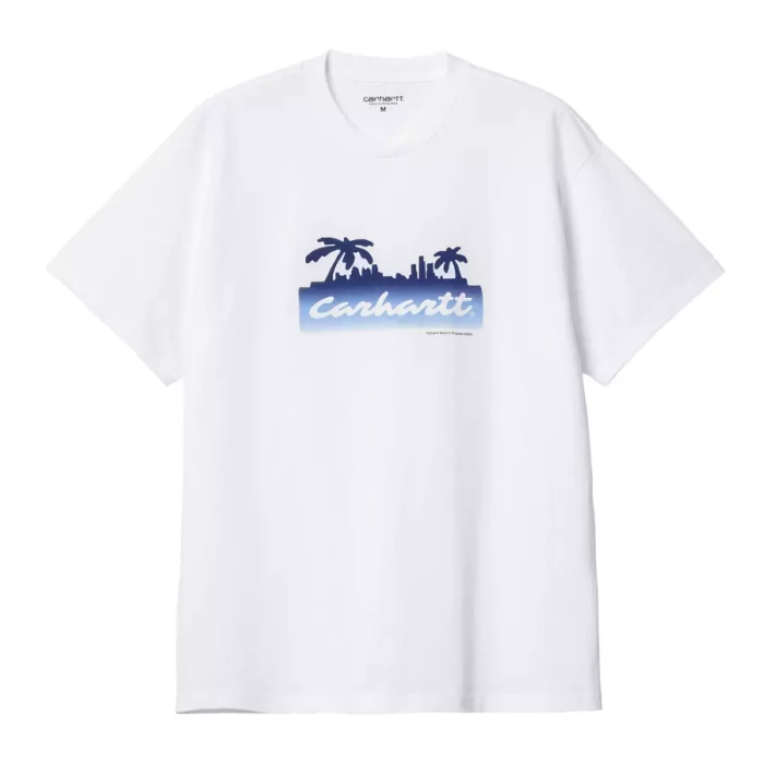 Carhartt WIP koszulka męska Palm Script white