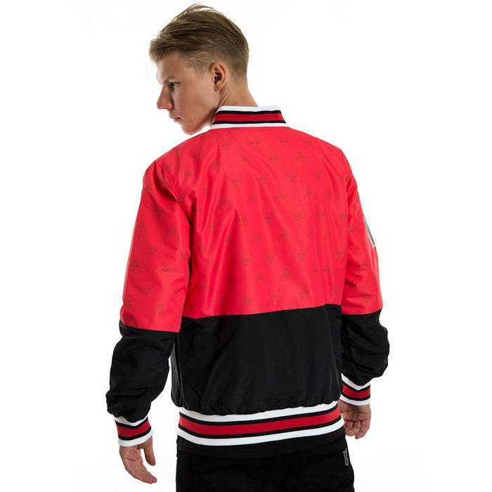 New Era jacket NBA Colour Block Bomber Chicago Bulls red / black