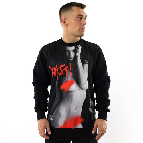 Bluza męska Mass Denim crewneck Bomb Girl black