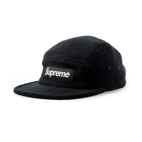 Czapka z daszkiem Supreme 5-panel Wool Camp Cap black