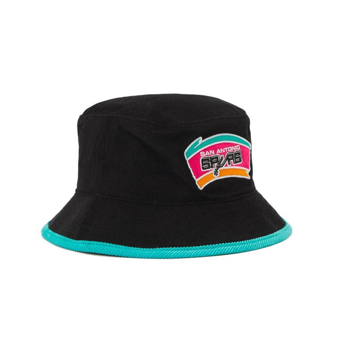 Mitchell&Ness Team Bucket Hat NBA San Antonio Spurs black-teal