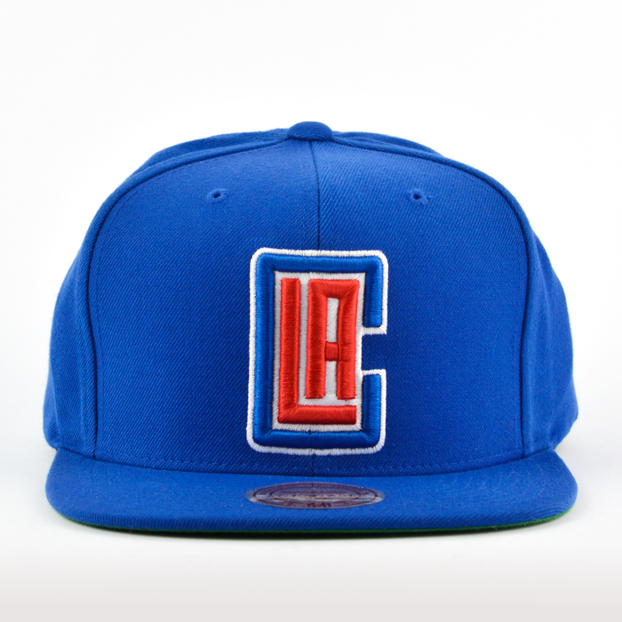 Mitchell and Ness snapback Solid Team Colour SB Los Angeles Clippers blue