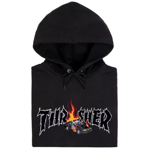 Thrasher bluza męska z kapturem Cop Car black