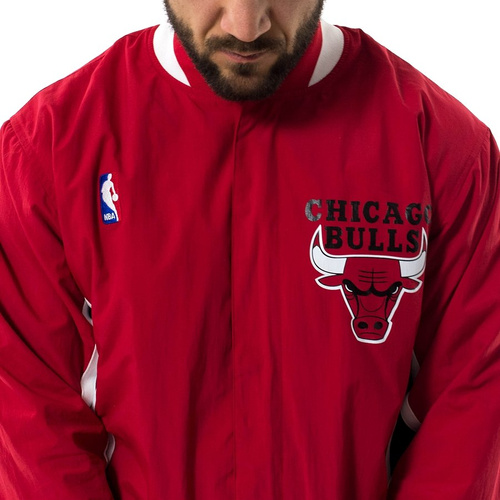 Mitchell and Ness kurtka męska NBA Authentic Warm Up Jacket Chicago Bulls red