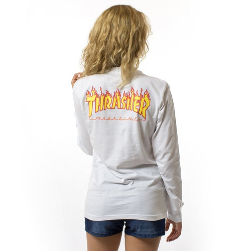 Vans x Thrasher longsleeve WMNS Checker white (VA36UQWHT)