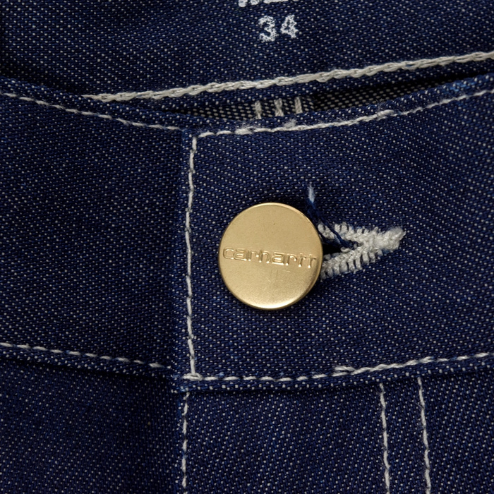 Krótkie spodnie Carhartt WIP Ruck Single Knee Short Norco Blue Dnim blue rigid