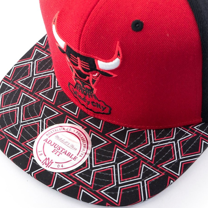 Mitchell and Ness snapback Team Sublimated Chicago Bulls black / red