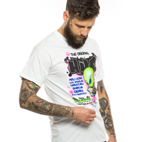 HUF t-shirt Ufo white