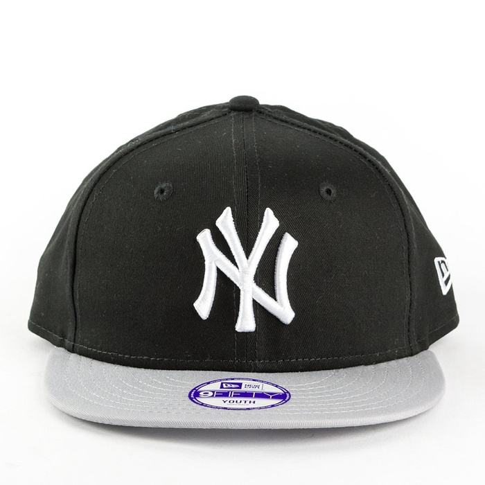 New Era snapback New York Yankees Basic black / grey Youth 9FIFTY 