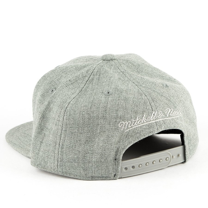 Czapka z daszkiem MAT Wear x Mitchell and Ness snapback MAT Script grey heather / black TM