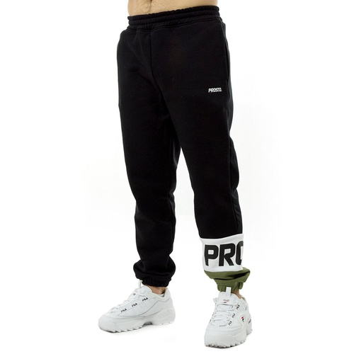 Spodnie dresowe męskie Prosto Klasyk sweatpants Oneleg black