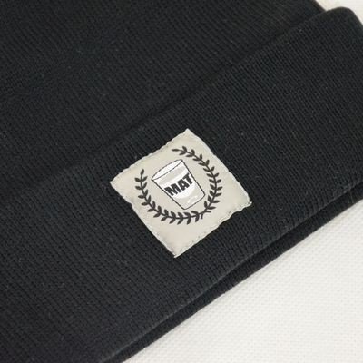 Melanżowe Akcesoria Tekstylne czapka MAT Hat Black