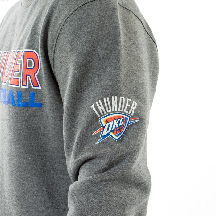 Bluza Mitchell and Ness crewneck Team Issued Crew Oklahoma City Thunder grey
