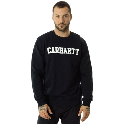 Bluza męska Carhartt WIP crewneck College black / white