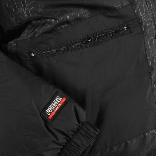 Prosto Klasyk kurtka zimowa męska Retro Puff Real Down black