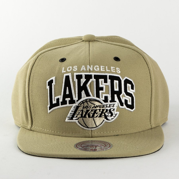 Czapka Mitchell and Ness snapback Black And White Arch Los Angeles Lakers sand