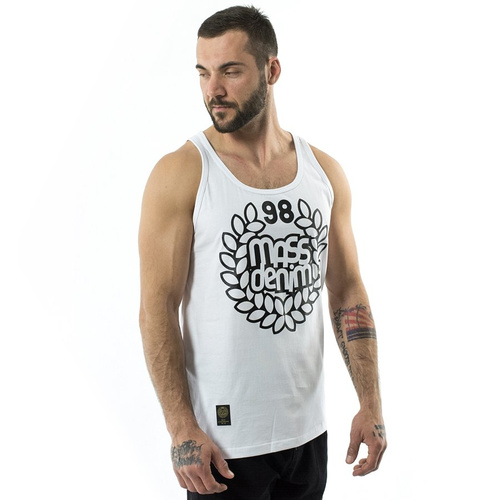 Koszulka męska Mass Denim tank top Base white $