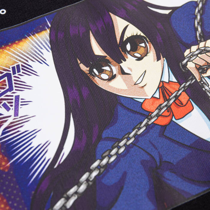 Kamuflage sweatshirt hoody The Bridge black