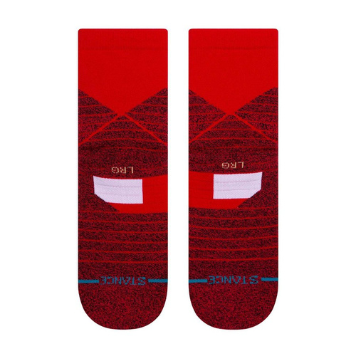 Stance socks Performance Basketball Hoops Icon QTR red
