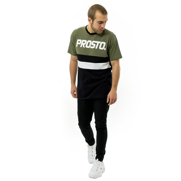 Koszulka męska Prosto Klasyk t-shirt Ami black / olive