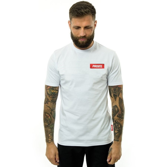 Koszulka męska Prosto Klasyk t-shirt Jackart white