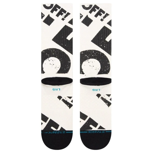 OFF x Stance skarpety unisex Infiknit™ Crew vintage white / black