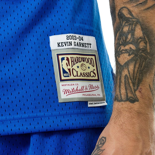 Mitchell and Ness Swingman Jersey 2.0 HWC Minnesota Timberwolves Kevin Garnett 2003-04 blue