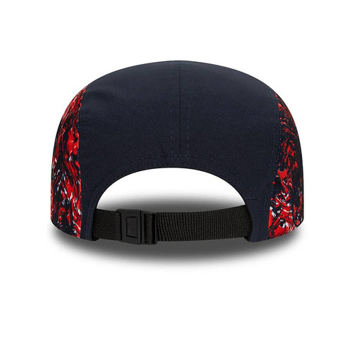 New Era 5Panel Red Bull Racing All Over Print Navy Camper Cap white-navy-red