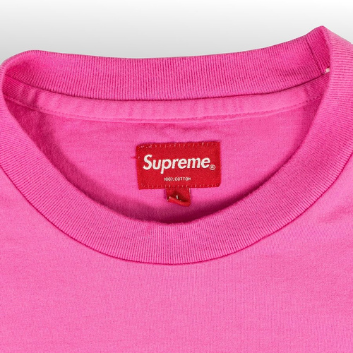 Koszulka męska Supreme t-shirt Small Box Tee pink