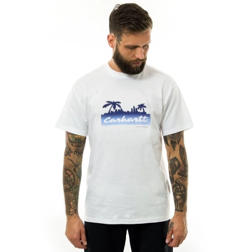 Carhartt WIP koszulka męska Palm Script white