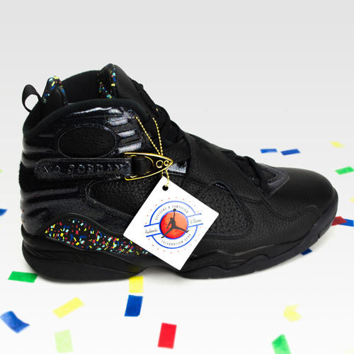 Buty do koszykówki Nike Air Jordan VIII Retro Confetti black / metallic gold - anthracite (832821-004) TM