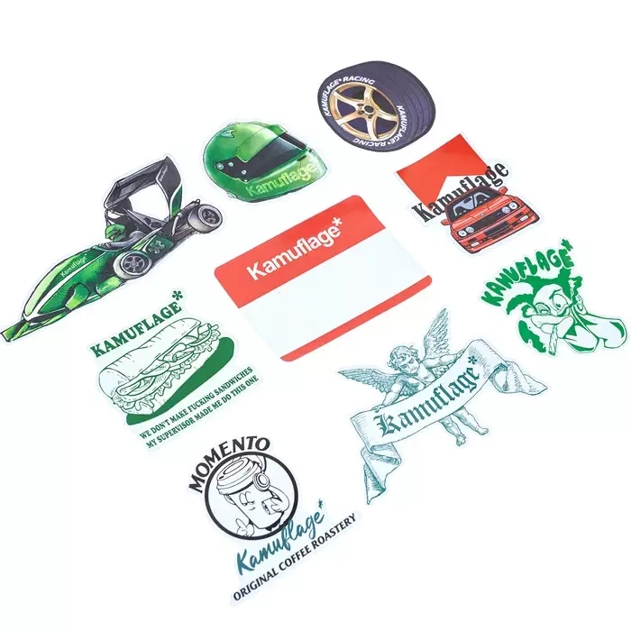 Kamuflage* naklejki Sticker Pack Summer 23 (9szt.)