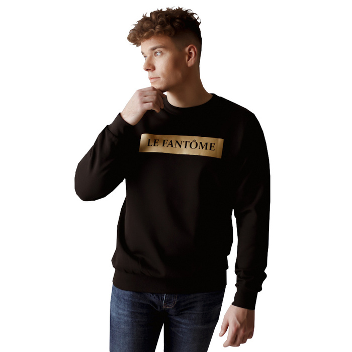 Le Fantome sweatshirt crewneck Gold Box Logo black