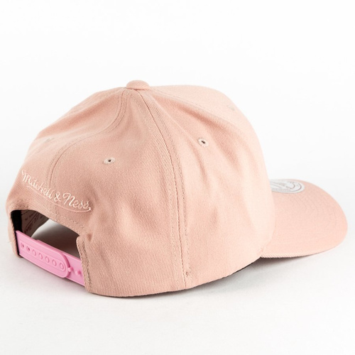 Mitchell and Ness dad cap Tonal Logo High Crown 110 M&N Logo pink